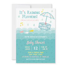 Niedliche Ozeanherzen Whimsical Baby Dusche Einlad