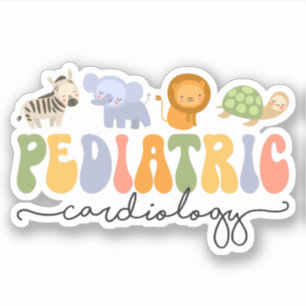 Niedliche Pädiatrische Kardiologie PCICU Aufkleber