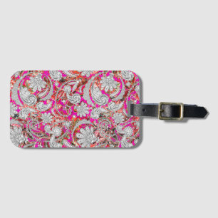 Niedliche Paisley-Muster Gepäckanhänger