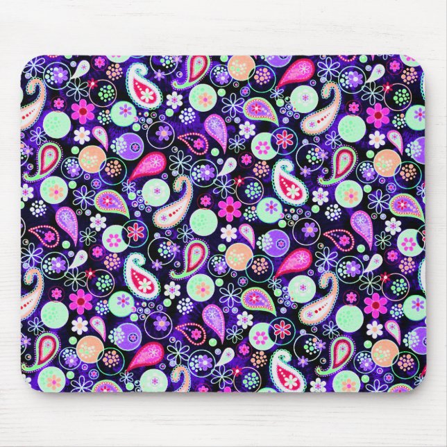 Niedliche Paisley-Muster Mousepad (Vorne)