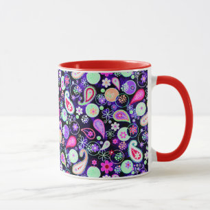 Niedliche Paisley-Muster Tasse