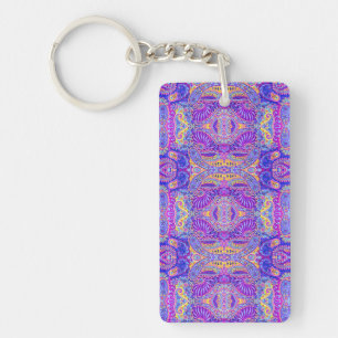 Niedliche Paisley-Tasse Schlüsselanhänger