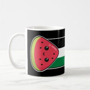 Niedliche Palästinafahne mit wassermelonfreiem Pal Kaffeetasse