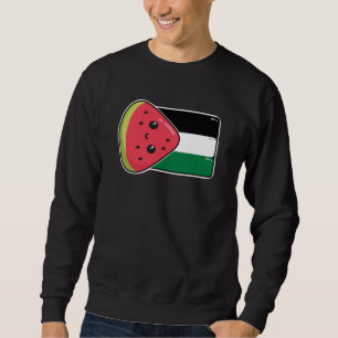 Niedliche Palästinafahne mit wassermelonfreiem Pal Sweatshirt