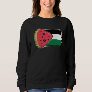 Niedliche Palästinafahne mit wassermelonfreiem Pal Sweatshirt