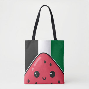 Niedliche Palästinafahne mit wassermelonfreiem Pal Tasche
