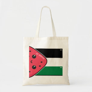 Niedliche Palästinafahne mit wassermelonfreiem Pal Tragetasche