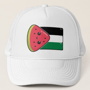 Niedliche Palästinafahne mit wassermelonfreiem Pal Truckerkappe