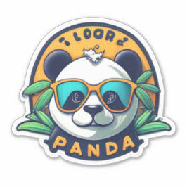 Niedliche Panda-Aufkleber für Kinder und Erwachsen Aufkleber