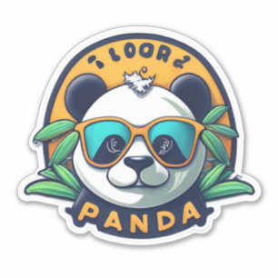Niedliche Panda-Aufkleber für Kinder und Erwachsen Aufkleber