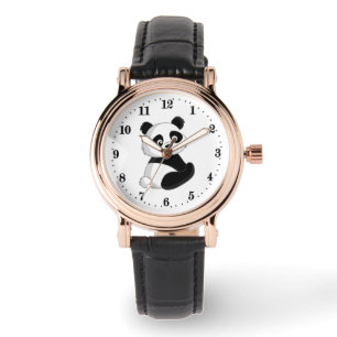 niedliche Panda-Bär-Liebhaber Armbanduhr