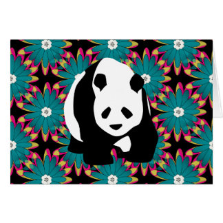 Niedliche Panda-Bärn-blaue rosa