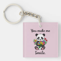 Niedliche Panda, die mich zum Lächeln bringt