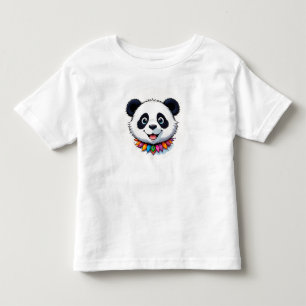 Niedliche Panda-Illustration Kleinkind T-shirt