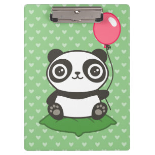 Niedliche Panda-Illustration Klemmbrett