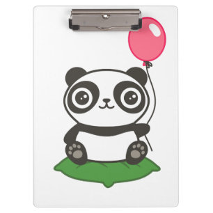 Niedliche Panda-Illustration Klemmbrett