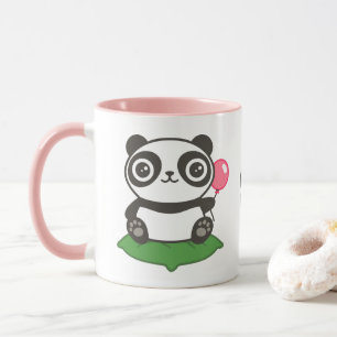 Niedliche Panda-Illustration Tasse