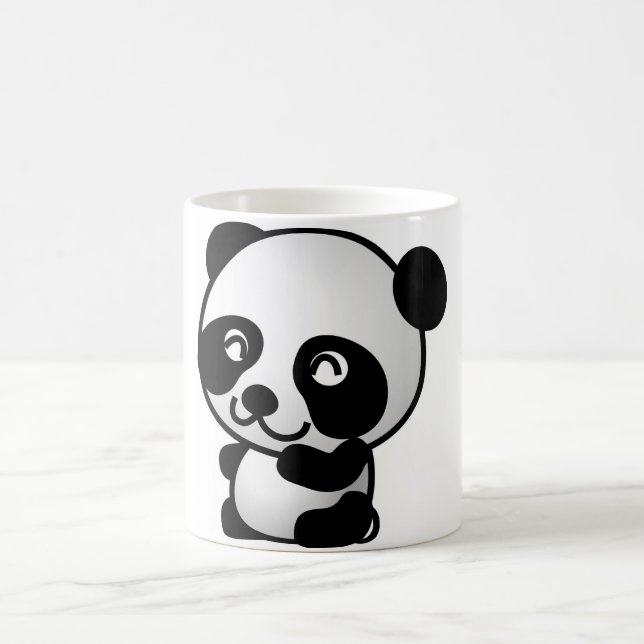 Niedliche Panda-Kaffee-Tasse Kaffeetasse (Mittel)