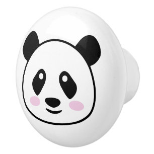Niedliche Panda Keramik Tür und Schublade Drehknop Keramikknauf