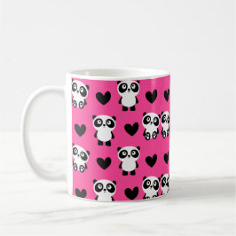 Niedliche Panda-Muster-Tasse Kaffeetasse