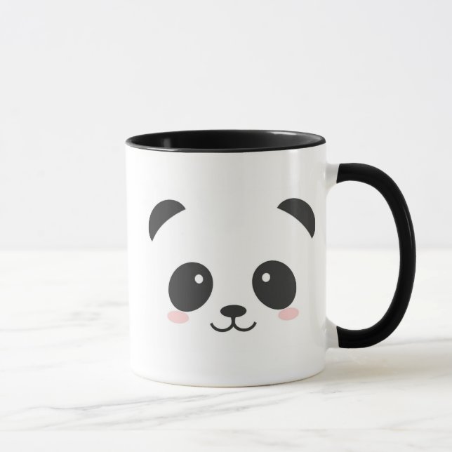 Niedliche Panda-Tasse Tasse (Rechts)