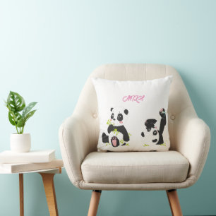Niedliche Pandas Kissen