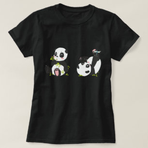 Niedliche Pandas T-Shirt