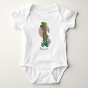 Niedliche Pangolin-Vorführung Baby Strampler