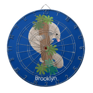 Niedliche Pangolin-Vorführung Dartscheibe