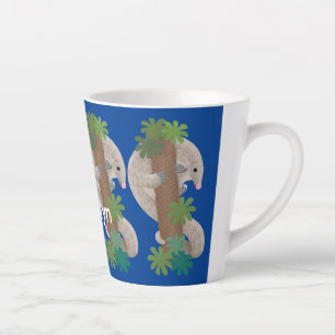 Niedliche Pangolin-Vorführung Milchtasse
