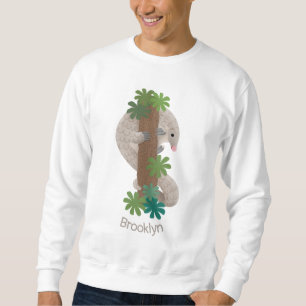 Niedliche Pangolin-Vorführung Sweatshirt