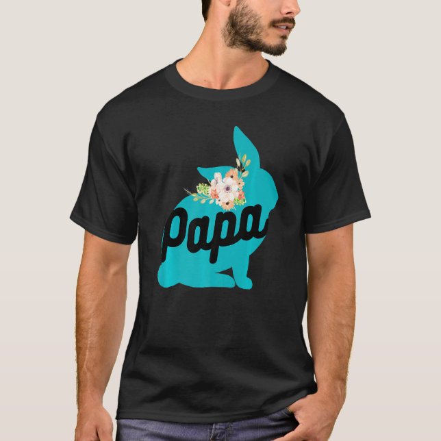 Niedliche Papa Rabbit Bunny Baby Designs für die S T-Shirt (Vorderseite)