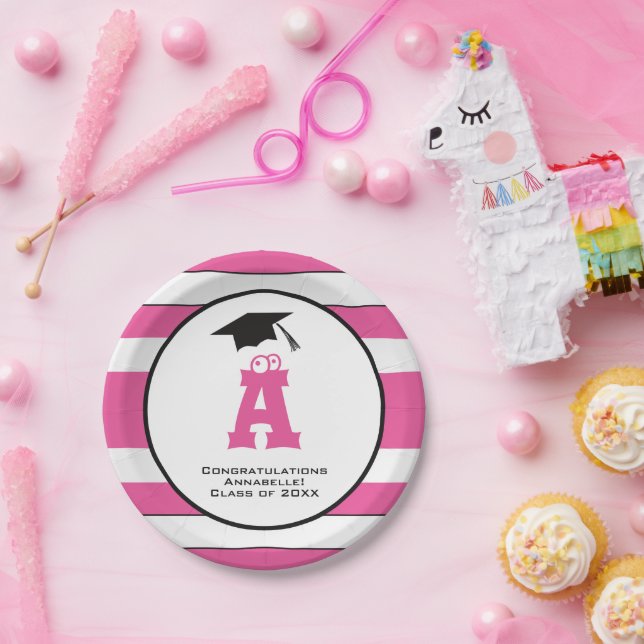 Niedliche Papierplatte für die Graduierung von ros Pappteller (Party)