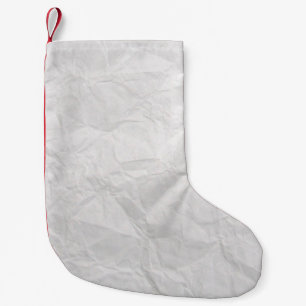 Niedliche Papierstruktur Kleiner Weihnachtsstrumpf
