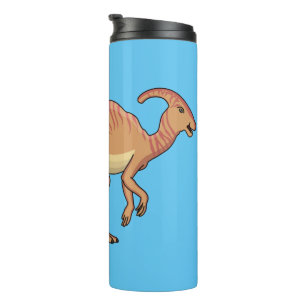 Niedliche Parasaurolophus-Dinosaurier-Cartoon-Abbi Thermosbecher