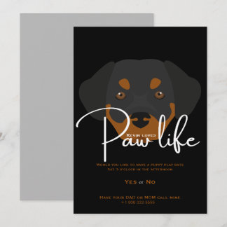 Niedliche Party Einladung