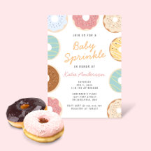 Niedliche Pastel Donuts Baby Sprinkle