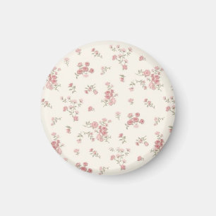 Niedliche Pastel Floral Magnet - Weichrosa Blume D