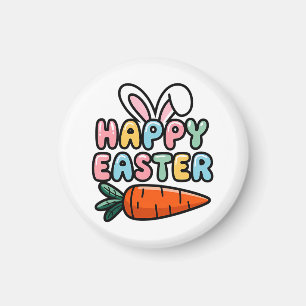 Niedliche Pastel Happy Ostersonnige Ohren mit Karr Magnet