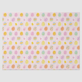 Niedliche Pastel Ostereier Muster Rosa Seidenpapier