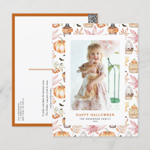 Niedliche Pastel Spooky Cupcakes Happy Halloween F Feiertagspostkarte