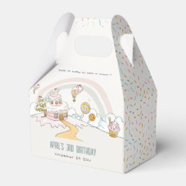 Niedliche Pastel Sweet Time Candy Land Kindergebur Geschenkschachtel