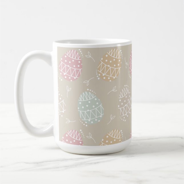 Niedliche Pasteleier Kaffeetasse (Links)