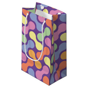 Niedliche Pastell Abstrakt Candy Blob Muster Kleine Geschenktüte