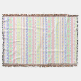 Niedliche Pastell Baby Print Decke