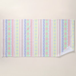Niedliche Pastell Baby Print Strandtuch