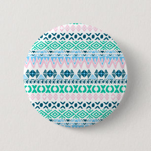 Niedliche Pastell-Kunstmuster Button