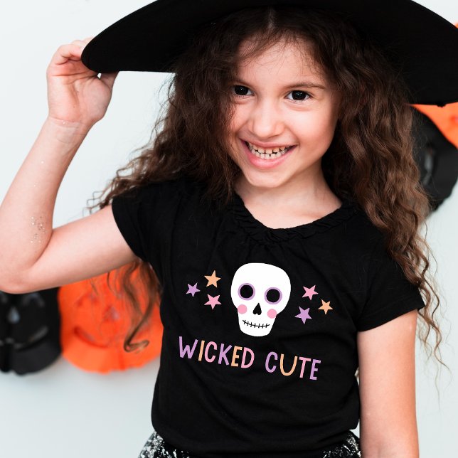 Niedliche Pastell-Skull und Sterne-Halloween Kleinkind T-shirt (Von Creator hochgeladen)