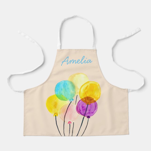 Niedliche Pastellballons Schürze (Vorderseite)