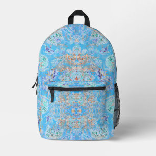 Niedliche Pastellblüte Bedruckter Rucksack